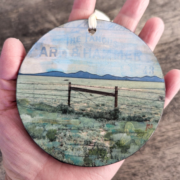 Southwest Ranch Ornament/Wall Art, 4"