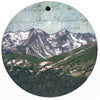 Mountains Ornament/Wall Art, 4"