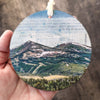 Mountains Ornament/Wall Art, 4"