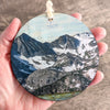 Mountains Ornament/Wall Art, 4"