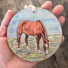 Horse Ornament/Wall Art, 4"