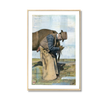 Pistol Packin' Farrier, 18" x 12" Framed