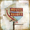 Rustic Resort, 18" x 18"