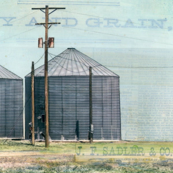 The Grain Keeper, 12" x 36" Framed