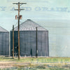 The Grain Keeper, 12" x 36" Framed