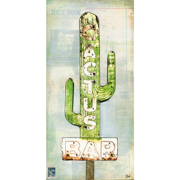 Cactus Bar, 24" x 12"