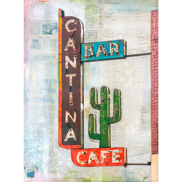 Cantina Bar, 16" x 12"