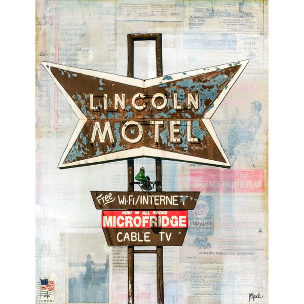 Lincoln Motel, 18" x 14"