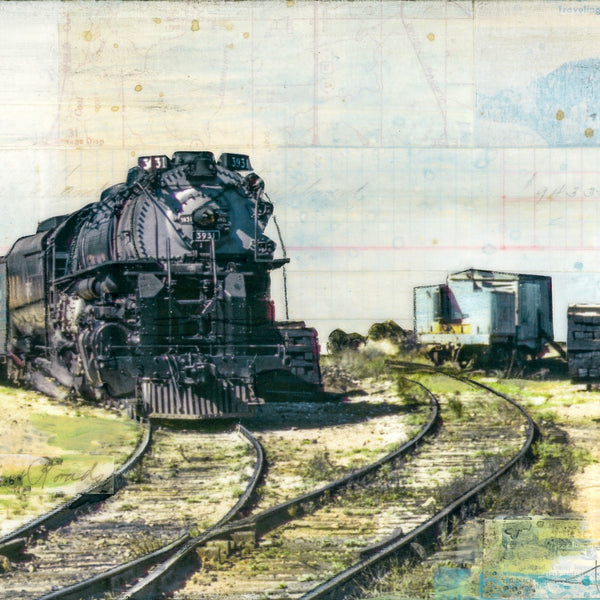 Steam 3931 (1930s), 6" x 18"